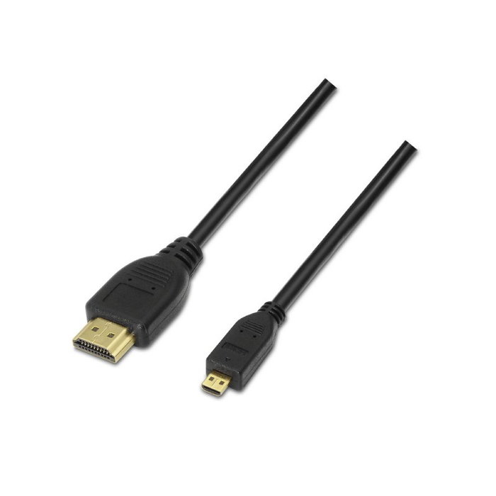 Aisens Cable HDMI tipo A a Micro HDMI tipo D Macho 1,8m Negro Aisens Cable HDMI tipo A a Micro HDMI tipo D Macho 1,8m Negro